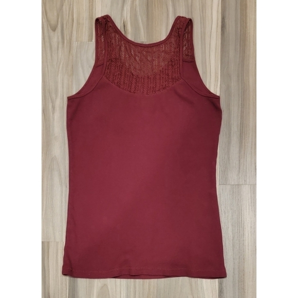 Arizona Jr. Plus Lace Tank Top - Picture 4 of 5